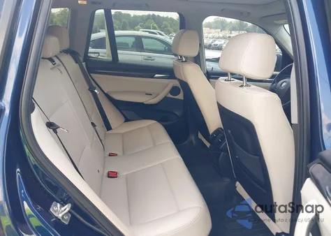 2013 BMW X3 xDrive28I from USA, damaged, VIN 5UXWX9C58D0A13541